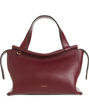 Wandler Ida Leather Top Handle Bag - Red