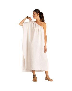 loom.ist Sile One-Shoulder Dress - Natural