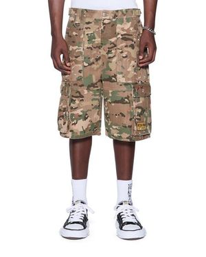 Ksubi Trooper Camo Cargo Shorts - Natural