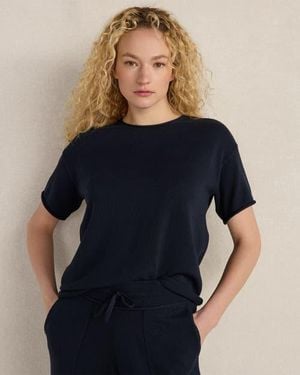Haven Well Within Cotton Knit Short Sleeve Tee - Blue
