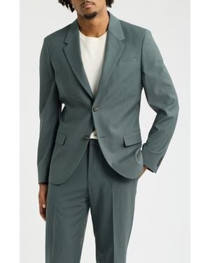 Open Edit Slim Fit Wool Blend Sport Coat - Green