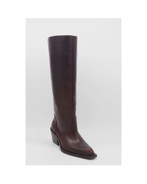 Stivali New York Runaway Knee High Leather Boots - Brown
