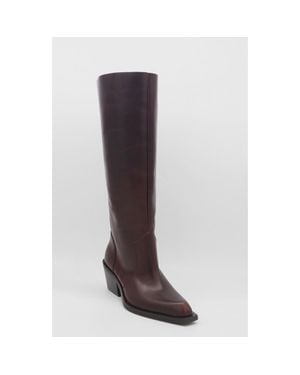 Stivali New York Runaway Knee High Leather Boots - Brown