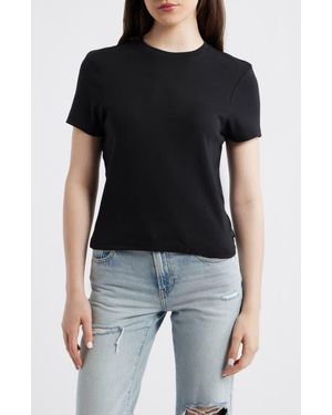 Rip Curl Classic Fitted Stretch Cotton T-Shirt - Black