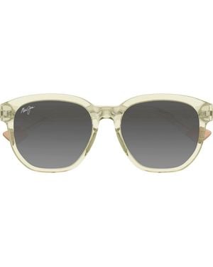 Maui Jim Akahai 55Mm Polarizedplus2 Square Sunglasses - Gray