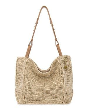 The Sak Los Feliz Medium Crochet Tote Bag - Metallic