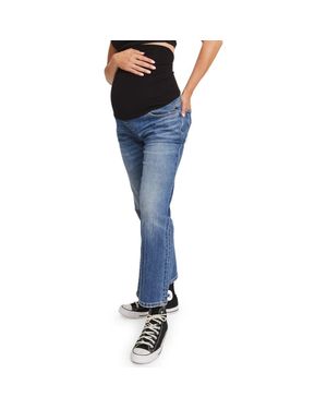 HATCH The Over The Bump Straight Maternity Jeans - Blue