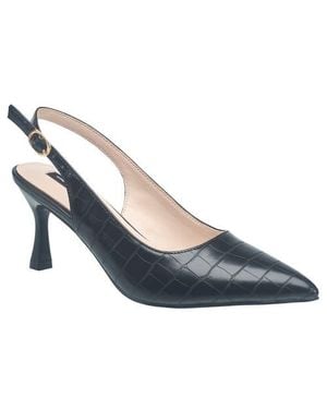 French Connection Brenna Croco Heel - Blue