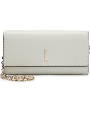 BOSS Ariel Leather Clutch - White