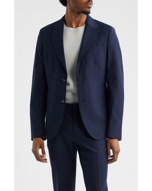 Open Edit Skinny Fit Suit Jacket - Blue