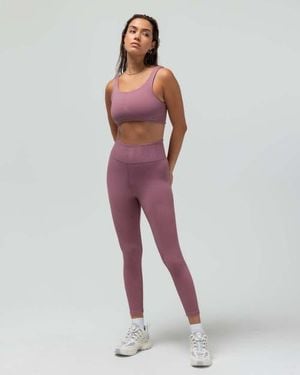 Reformer The Ribbed Legging - Red