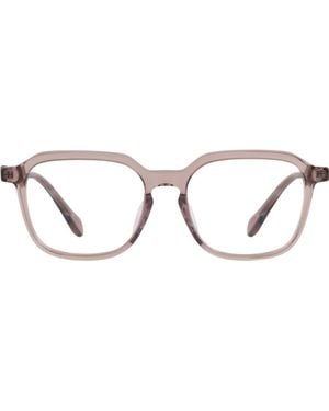 Mohala Eyewear Hau Oli 53Mm Low Bridge Square Optical Glasses - Brown