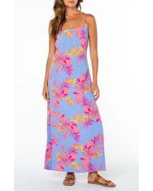 Roxy Skylar Tie Back Maxi Sundress - White