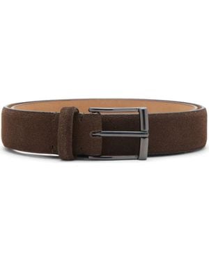 Mango Suede Belt - Brown