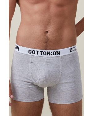 Cotton On Organic Cotton Trunks - Gray