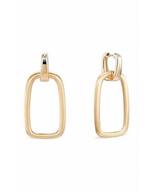 Dean Davidson Montecito Drop Hoop Earrings - Metallic