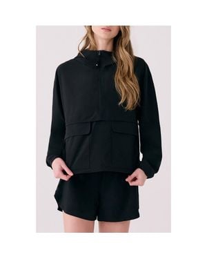 Lolë Sofia Water Repellent Pullover Jacket - Black