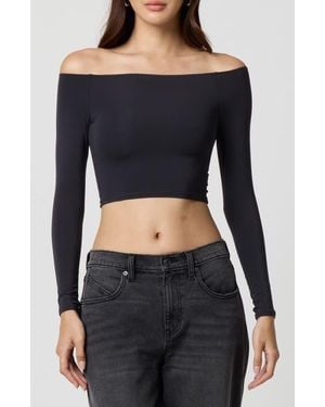 Florence By Mills Softie Flex Long Sleeve Top - Black