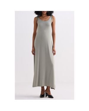 REISTOR Tie-Detail Maxi Dress - Green