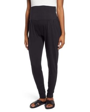 ANGEL MATERNITY Tapered Maternity Lounge Pants - Blue