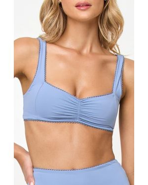 LSPACE Effie Bikini Top - Blue