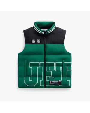 OFF SEASON New York Jets Team Puffer Vest - Green