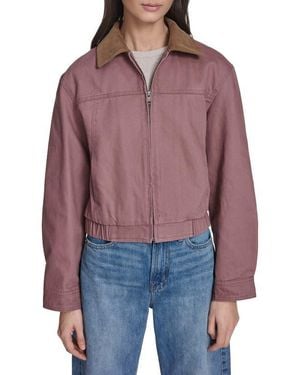Levi's Corduroy Collar Chore Jacket - Red
