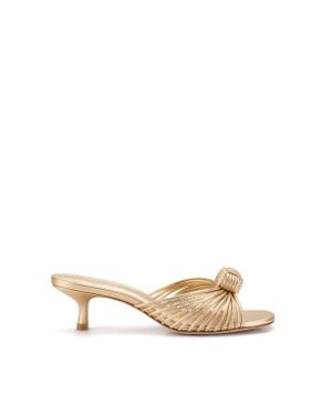 Larroude Valerie Mule - Metallic