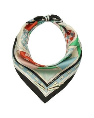 Kate Spade Repatched Silk Square Scarf - Green