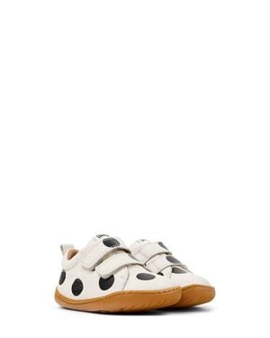 Camper Moomin Peu Cami Twins First Walker Strap Shoe - White