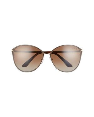 Tom Ford Penelope 59Mm Gradient Cat Eye Sunglasses - Multicolor
