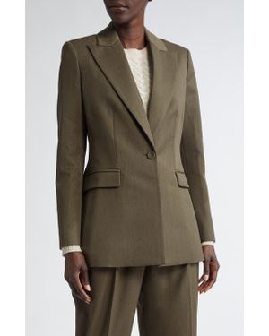 Altuzarra Beatty Virgin Wool Blazer - Green
