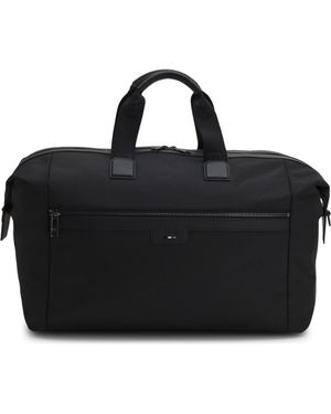 HUGO Ray Soft Holdall Duffel Bag - Black