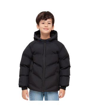Rokka&Rolla Kids' Seamless Puffer Jacket - Black