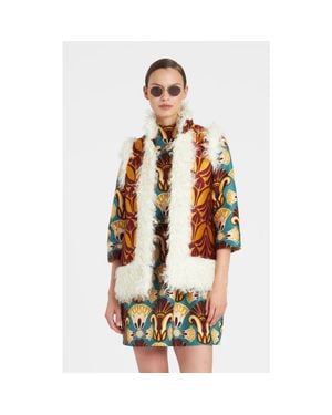 La DoubleJ Sleeveless Folk Jacket - Multicolor