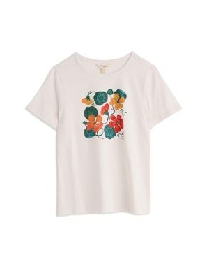 Seasalt Cornwall Organic Cotton Printing Ink T-Shirt - White