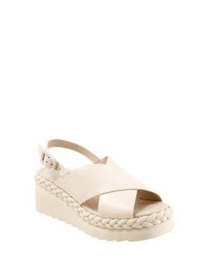 EOS FOOTWEAR Melia Platform Wedge Sandal - Natural