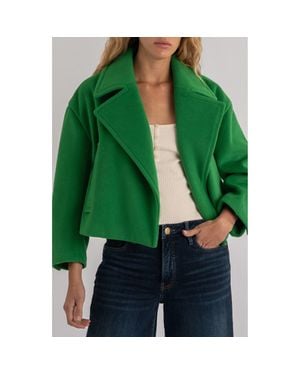 Kut From The Kloth Harper Crop Jacket - Green