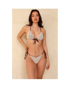 Dippin' Daisy's Ris-K Spf Super Cheeky Bikini Bottom - Brown