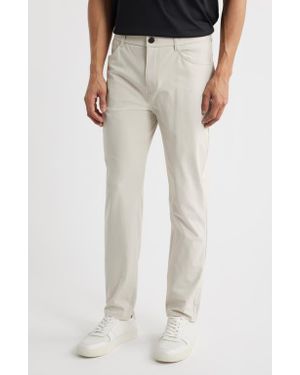 Zella Driver Slim Fit Five Pocket Pants - White