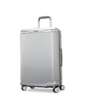 Samsonite Silhouette 18 Hardside Expandable 25 Checked Spinner Luggage - Gray