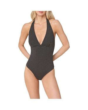 Andie The Majorca Halter One-Piece Swimsuit - Black