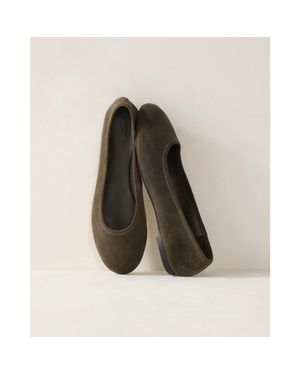 Haven Well Within Suede Round Toe Ballet Flats - Multicolor