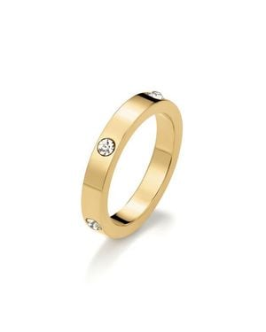 D.Louise Eternity Cubic Zirconia Stacking Ring - Metallic