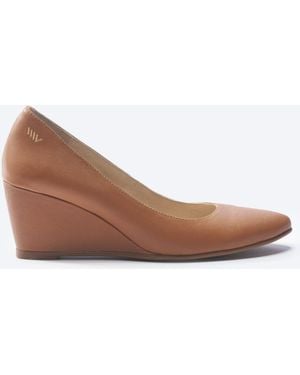 VISCATA Verona Leather Wedges - Multicolor