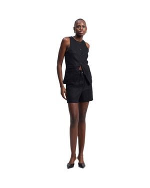 REISTOR Sleeveless Vest Jacket - Black