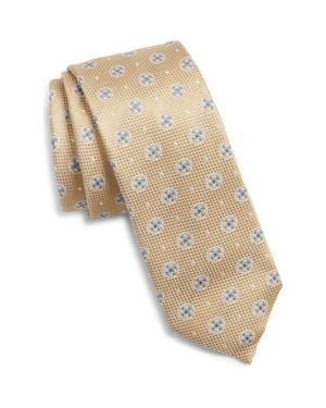 BOSS Medallion Silk Tie - Natural