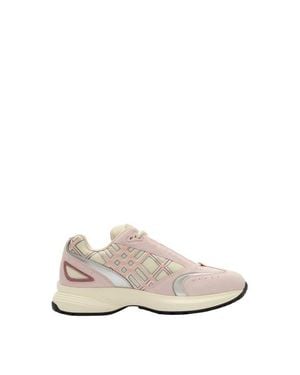 Burberry Nylon, Suede And Leather Eclipse Sneakers - White