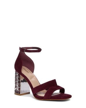 Dune Majestical Ankle Strap Sandal - Red