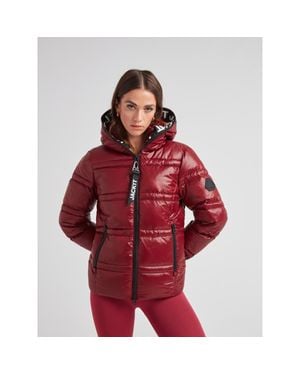 Jacket R4D Tramline Racer Hooded Puffer Jacket - Red